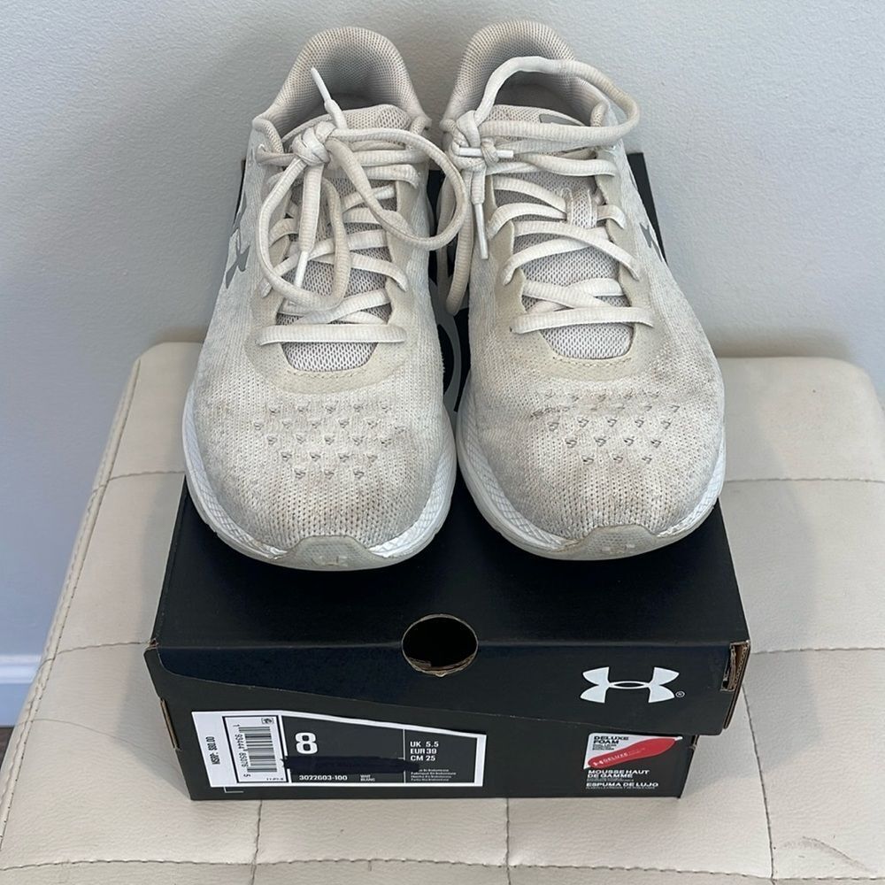 White Under Armour Sneakers size 8